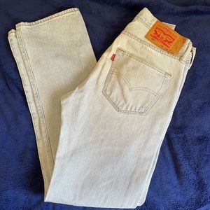 Men’s Levi’s 501 Straight Light Wash Jeans W31 L32